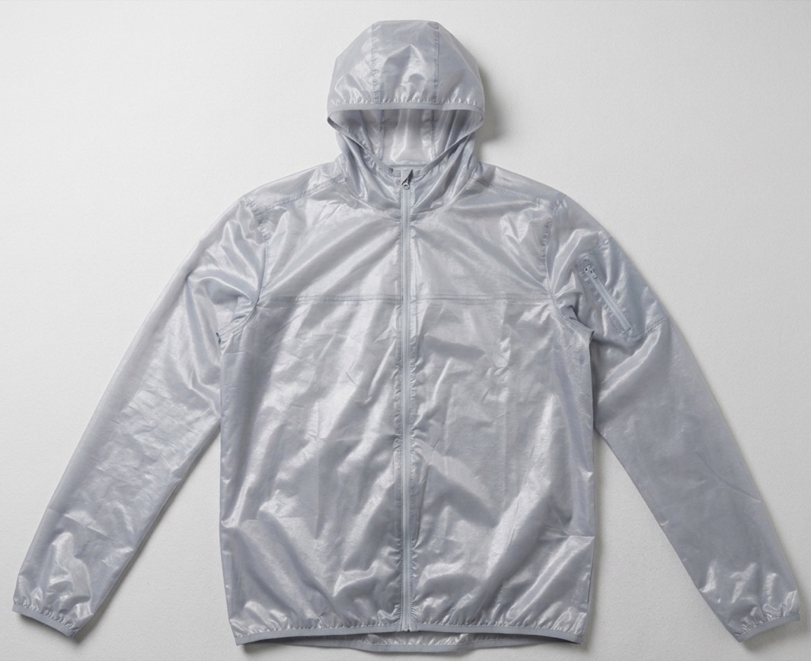 Actual SW-26-LW-001 ultralight shell sample, front view